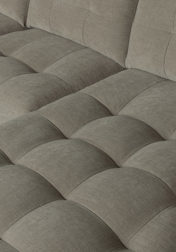 VTWONEN Bar sofa, m. chaiselong, hjre - varm gr polyester