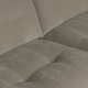 VTWONEN Bar sofa, m. chaiselong, hjre - varm gr polyester