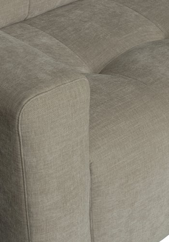 VTWONEN Bar sofa, m. chaiselong, hjre - varm gr polyester