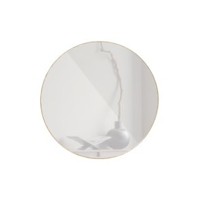 WOOOD Doutzen vgspejl, rund - spejlglas og guld stl (80)