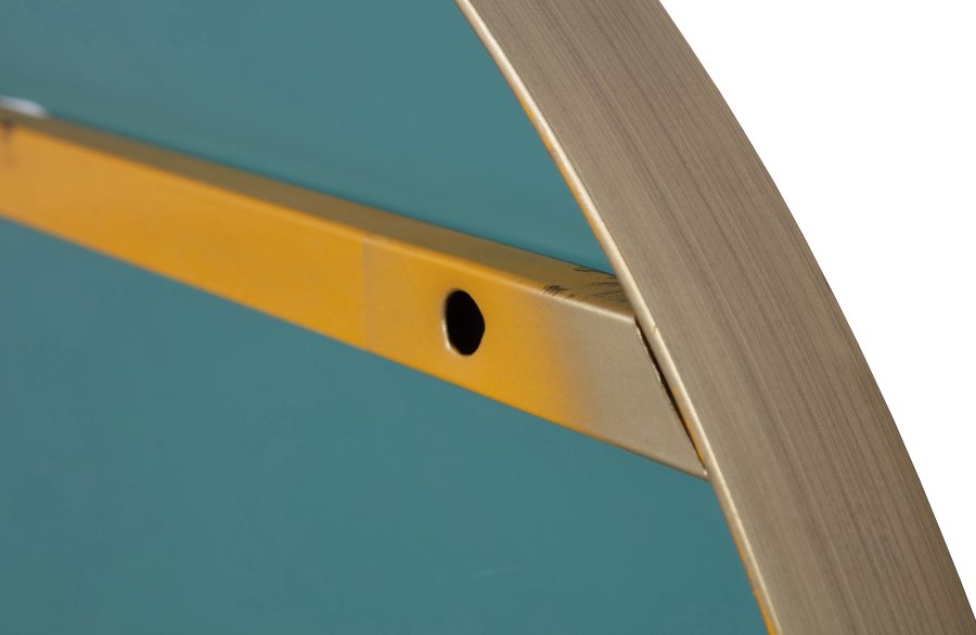 WOOOD Doutzen vgspejl, rund - spejlglas og guld stl (80)