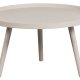 WOOOD Mesa sidebord L, rund - beige MDF og fyrretr (60)