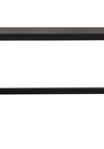 WOOOD EXCLUSIVE Imme bnk, rektangulr - sort fyrretr (110x35)