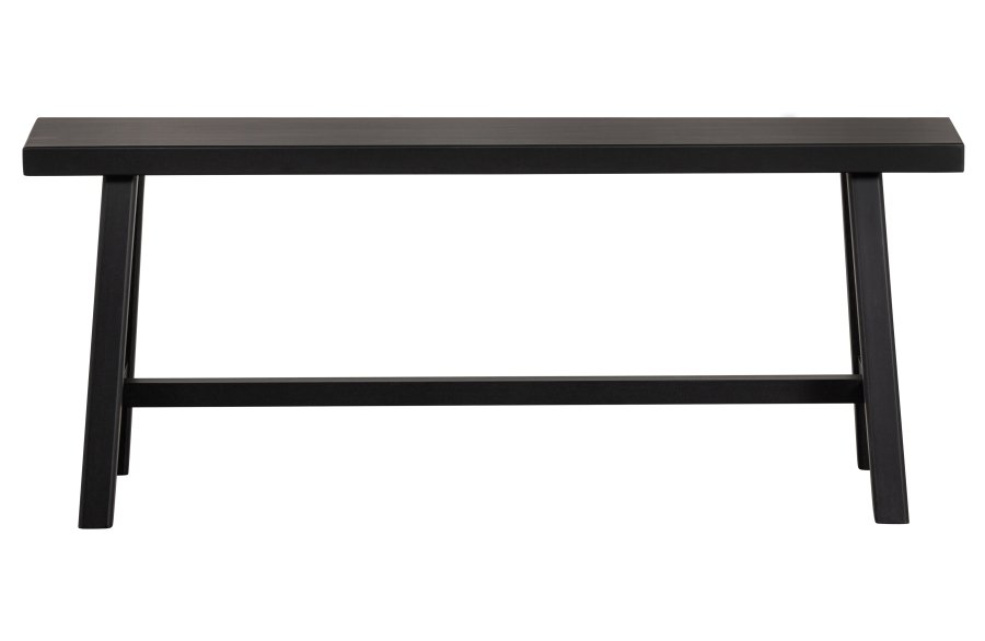 WOOOD EXCLUSIVE Imme bnk, rektangulr - sort fyrretr (110x35)