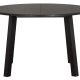 WOOOD EXCLUSIVE Lange Jan spisebord, m. 2 tillgsplader - sort blacknight egetr (120)