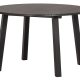 WOOOD EXCLUSIVE Lange Jan spisebord, m. 2 tillgsplader - sort blacknight egetr (120)