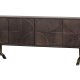 BEPUREHOME Collection sknk, m. 4 lger, 2 hylder og 3D mnster  - valnddefarvet mangotr (180x40)