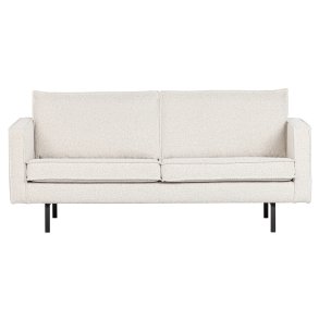 BEPUREHOME Rodeo 2,5-pers. sofa - natur bouclé polyester og metal