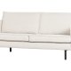 BEPUREHOME Rodeo 2,5-pers. sofa - natur bouclé polyester og metal