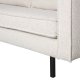 BEPUREHOME Rodeo 2,5-pers. sofa - natur bouclé polyester og metal