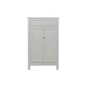 WOOOD Eva skab, m. 2 lger, 1 skuffe og 2 hylder - tget gr fyrretr