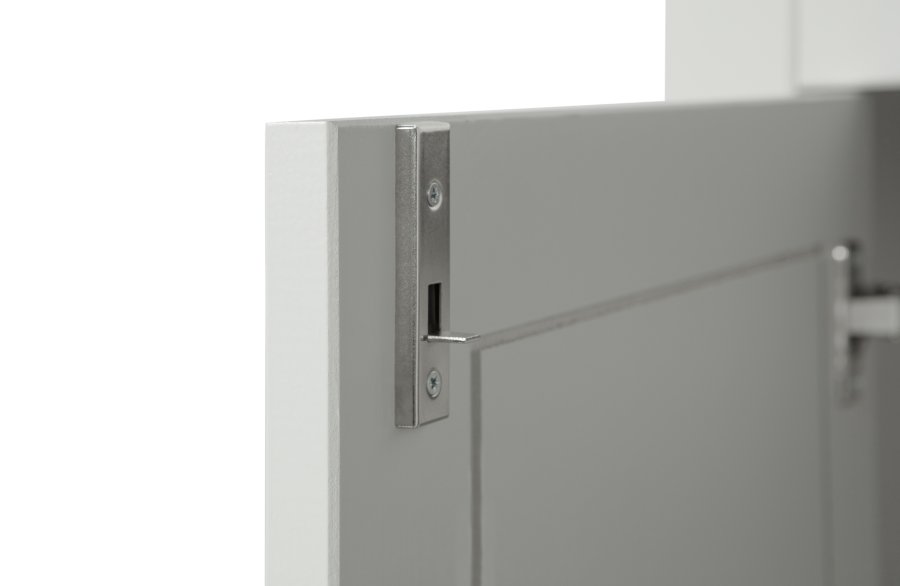 WOOOD Eva skab, m. 2 lger, 1 skuffe og 2 hylder - tget gr fyrretr