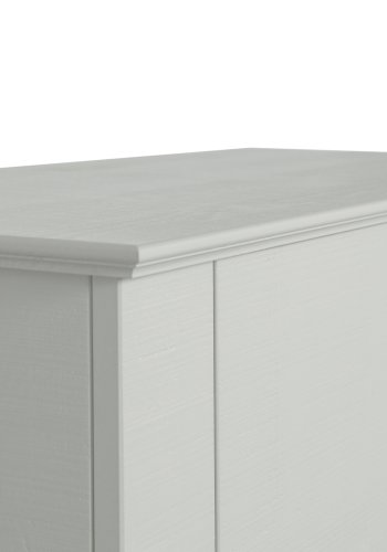 WOOOD Gus bondeskab, m. 1 lge og 3 hylder - tget lysegr fyrretr