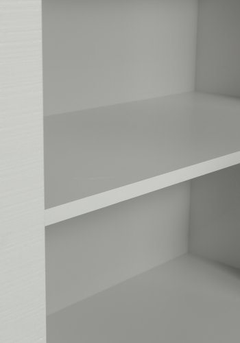 WOOOD Gus bondeskab, m. 1 lge og 3 hylder - tget lysegr fyrretr