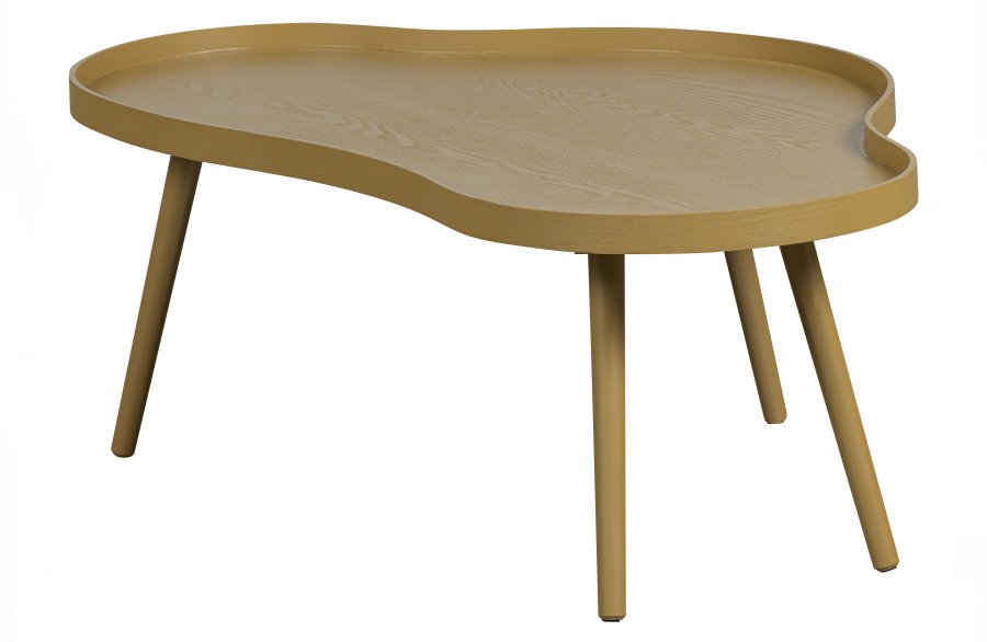 WOOOD Mae sidebord, aflangt, organisk - alpaca MDF og fyrretr (100x58)