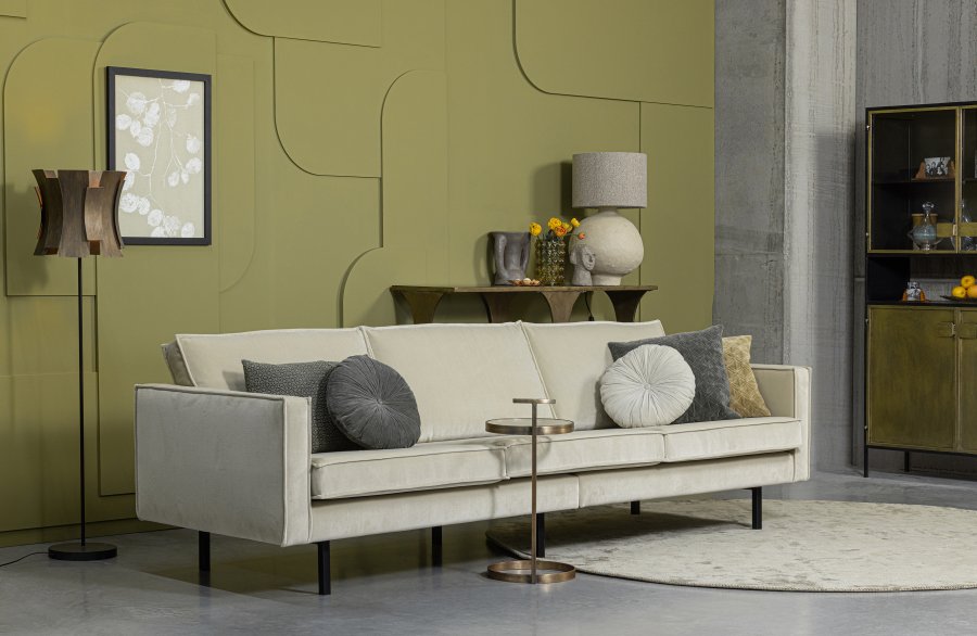 BEPUREHOME Rodeo 3 pers. sofa - pistacie fljl