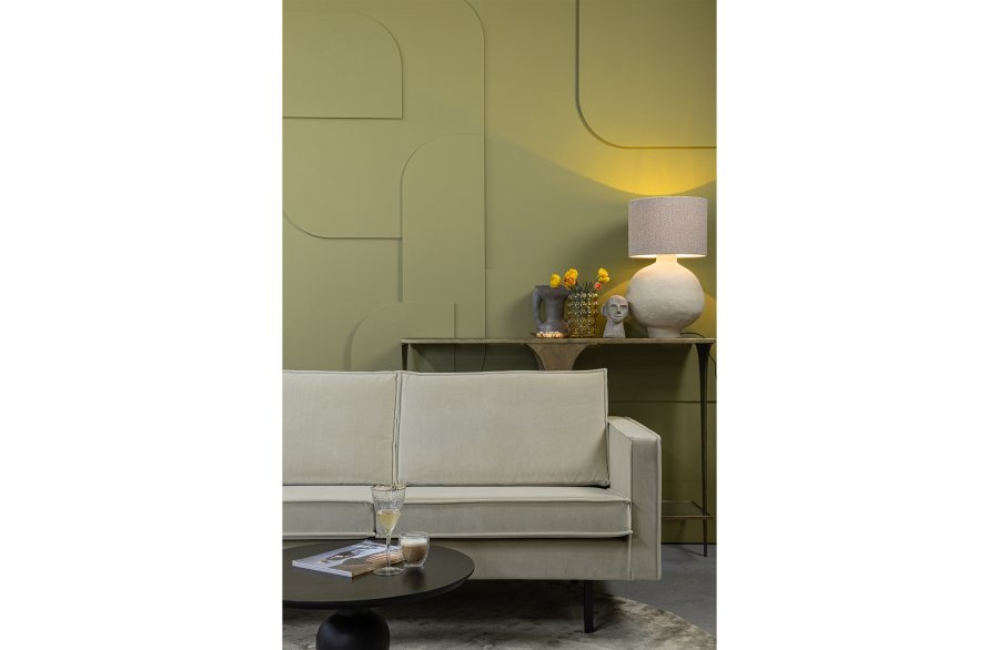 BEPUREHOME Rodeo 3 pers. sofa - pistacie fljl