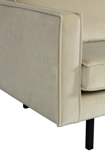 BEPUREHOME Rodeo daybed, venstre - pistacie fljl