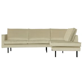 BEPUREHOME Rodeo hjrnesofa, hjre - pistacie fljl