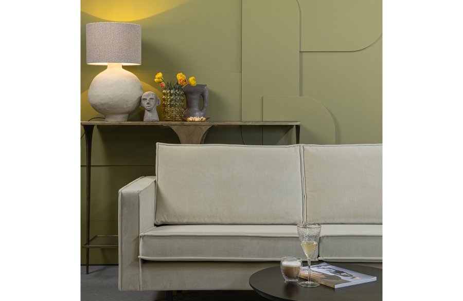 BEPUREHOME Rodeo hjrnesofa, hjre - pistacie fljl