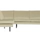 BEPUREHOME Rodeo hjrnesofa, venstre - pistacie fljl