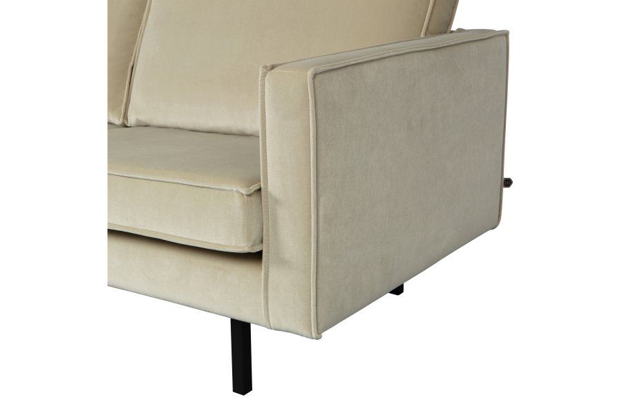BEPUREHOME Rodeo hjrnesofa, venstre - pistacie fljl