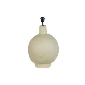 BEPUREHOME Collection bordlampe, hndformet - natur papmaché (H:53)