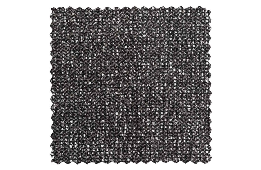 BEPUREHOME Sloping hjrnesofa, venstre - grsort melange chenille stof