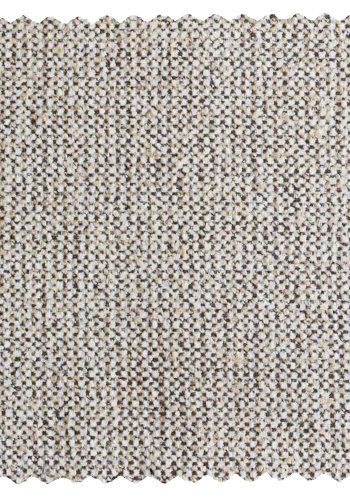 BEPUREHOME Sloping hjrnesofa, venstre - offwhite melange chenille stof