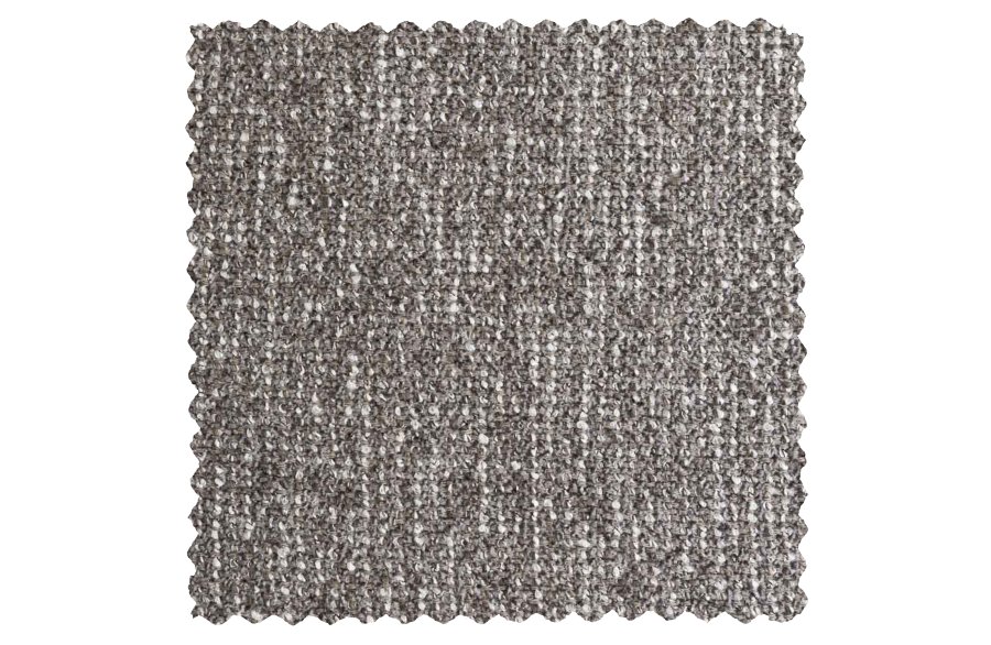 BEPUREHOME Sloping hjrnesofa, venstre - gr melange chenille stof