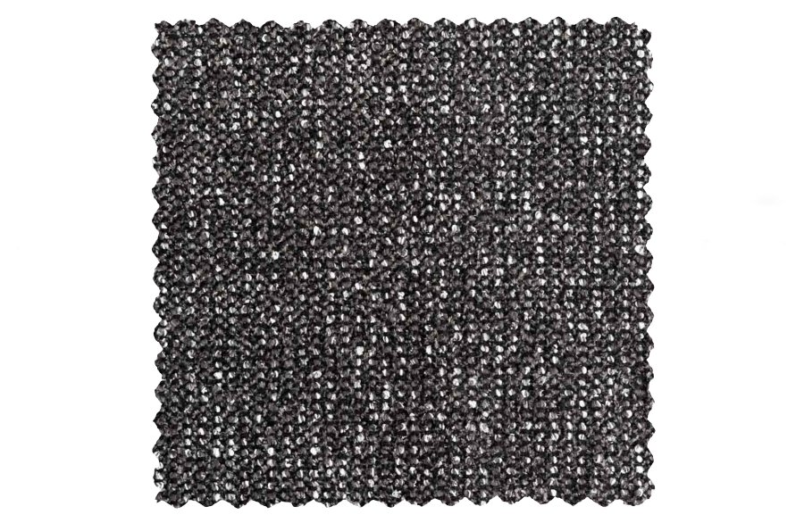 BEPUREHOME Sloping hjrnesofa, hjre - grsort melange chenille polyester