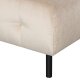 WOOOD EXCLUSIVE Lloyd hjrnesofa, venstre - havsalt vasket fljl og sort metal