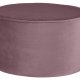 WOOOD Sara lav puf, rund - varm lilla polyester fljl (60)