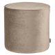 WOOOD Sara hj puf, rund - khaki polyester fljl (46)