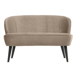 WOOOD Sara lille sofa - khaki polyester fljl og tr