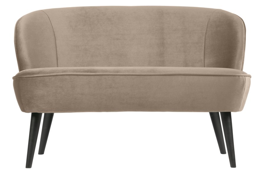 WOOOD Sara lille sofa - khaki polyester fljl og tr
