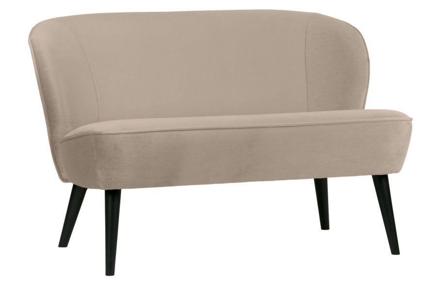 WOOOD Sara lille sofa - khaki polyester fljl og tr