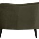 WOOOD Sara lounge lnestol, venstre - varm grn polyester fljl og tr