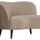 WOOOD Sara lounge lnestol, venstre - khaki polyester fljl og tr