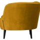 WOOOD Sara lounge lnestol, hjre - okker polyester fljl og tr