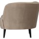 WOOOD Sara lounge lnestol, hjre - khaki polyester fljl og tr