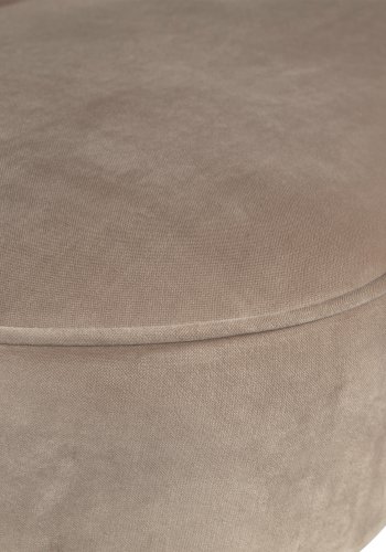 WOOOD Sara lounge lnestol, hjre - khaki polyester fljl og tr