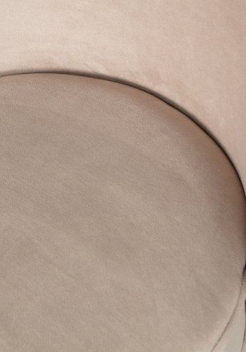 BEPUREHOME Vogue spisebordsstol - khaki fljl polyester og sort metal