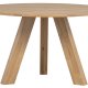 WOOOD Rhonda spisebord, rund - natur mat egetr (129)