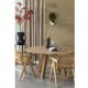 WOOOD Rhonda spisebord, rund - natur mat egetr (150)