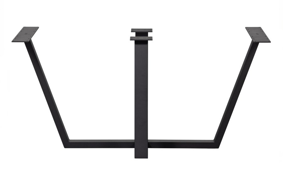 WOOOD Tablo Drenthe bordben til spisebord - matsort metal