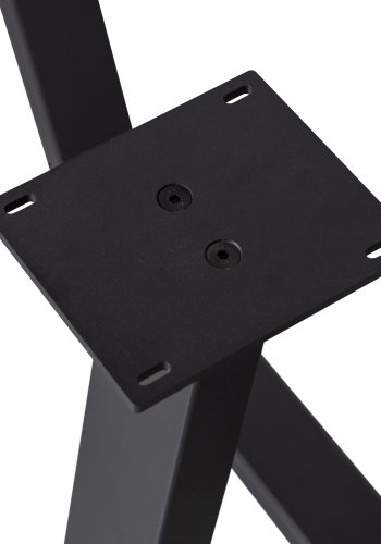 WOOOD Tablo Drenthe bordben til spisebord - matsort metal