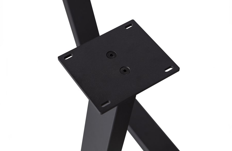 WOOOD Tablo Drenthe bordben til spisebord - matsort metal