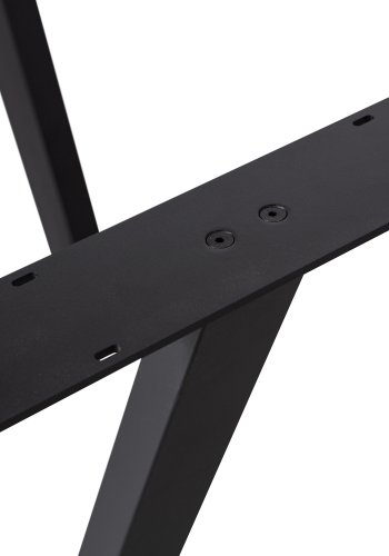 WOOOD Tablo Drenthe bordben til spisebord - matsort metal