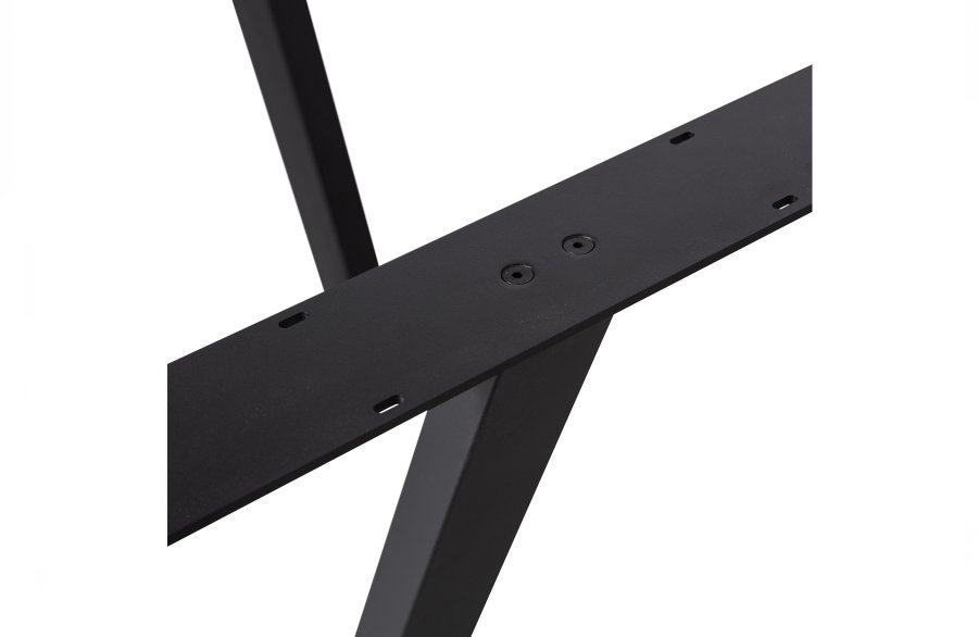 WOOOD Tablo Drenthe bordben til spisebord - matsort metal